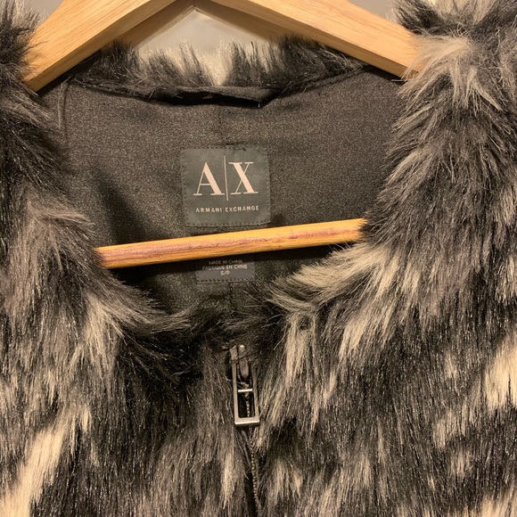 Armani exchange faux fur coat - Picture 4 of 4